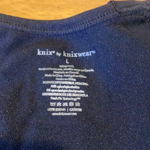 KNIX Don’t Sweat It Knixwear Moisture Wicking Tee Jersey Knit T-Shirt - Picture 3 of 4